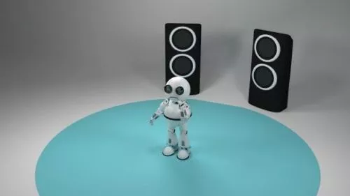 Scifi Cleaner Robot 3d model