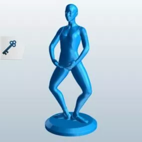 Ballerina Dancing Girl 3d model