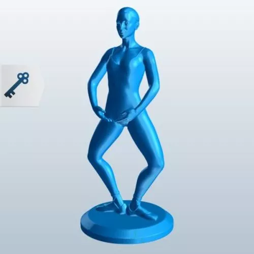Space Chad Robot Figure 3d model