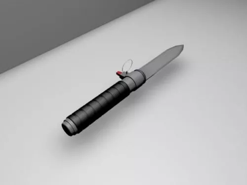 Hunter Knife Weapon 3d model