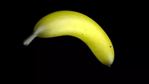 Yellow Banana 3d model Yellow Banana 3d model