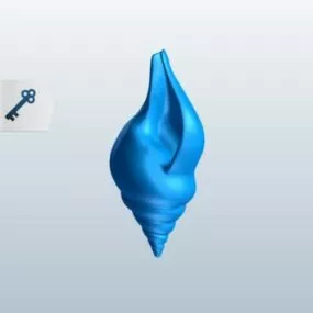 Banded Tulip 3d model