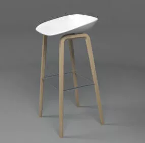 Modernism Bar Stool 3d model