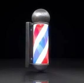 Barber Pole 3d model