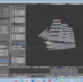 Medieval Sailor Ship 3d model