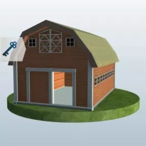 Barn 3d model