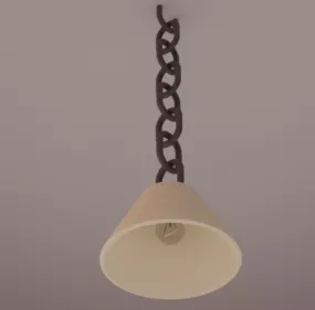 Basic Chandelier With Chain 3d model