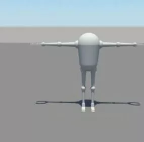 Basic Droid Robot 3d model