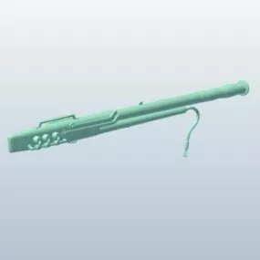 Bassoon Instrument 3d model