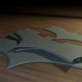 Batarang Roughly Bat Shaped 3d model