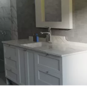 Bathroom Cabinet With Mirror 3d model