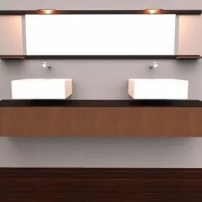 Bathroom Wall Basin 3d model