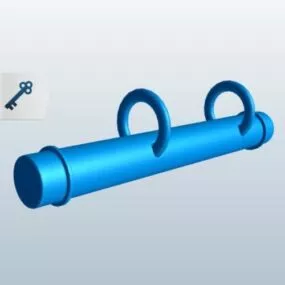 Police Battering Ram 3d model