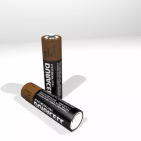 Battery Aa Type 3d model