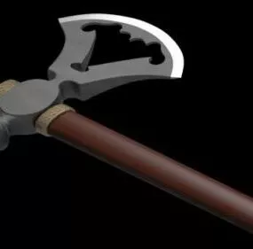 Battle Axe 16th Century 3d model