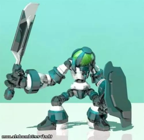 Droid Robot Medic Module 3d model