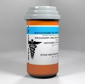 Drug Bottle 3d model