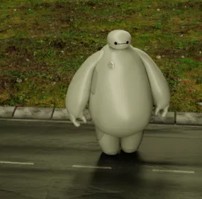 Baymax Character 3d model