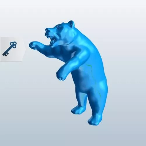 Abandoned Toy Teddy Bear 3d model