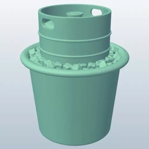 Basket Apples 3d model