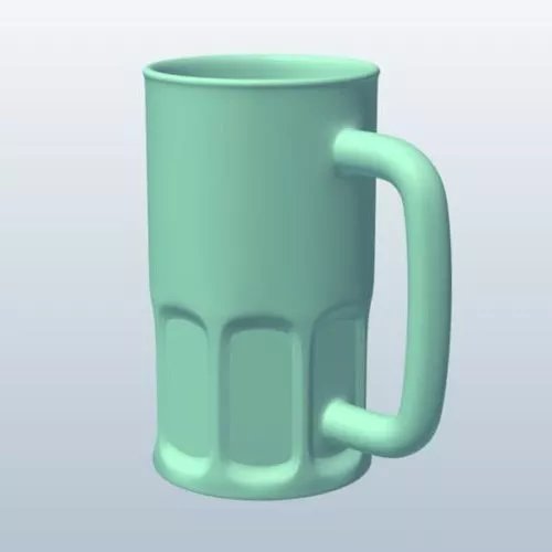 Wine Glass Stack 3d model