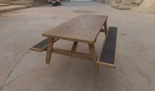 Bench Table Wooden Material 3d model Bench Table Wooden Material 3d model