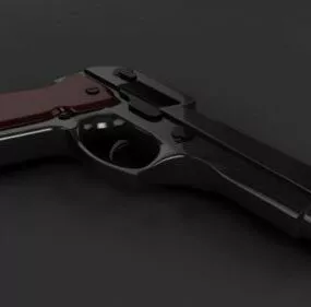 Gun Beretta M9 3d model