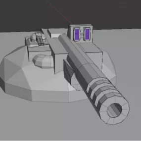 Berta Gun 3d model