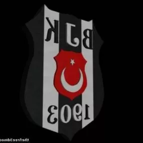 Besiktas Football Logo 3d model