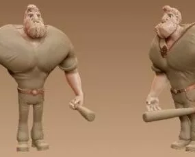 Bill Cartoon Character 3d model