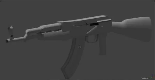 Luger Pistol Gun 3d model