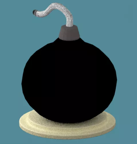 Gbu12 Bomb Laser Guided 3d model