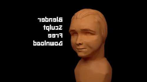 Monster Head Face Character 3d model