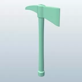 Lowpoly Boarding Axe 3d model