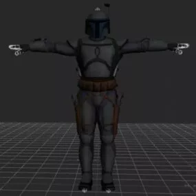 Boba Fett Star Wars Character 3d model