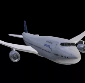 Boeing 747-8i Plane 3d model