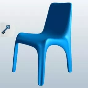 Bofinger Plastic Chair 3d model