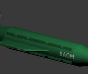 Moab Bomb 3d model