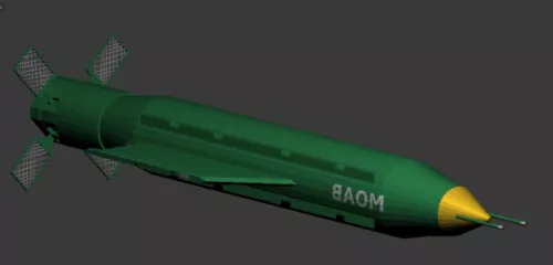 Time Bomb Weapon 3d model