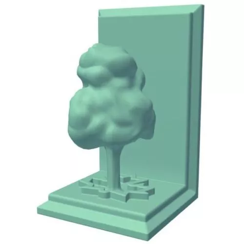 Blackboard Tree, Milkwood Pine Flower 3d model