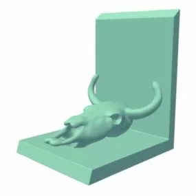 Bookend Skull 3d model