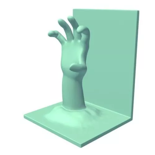 Zombie From Graveyard Scene 3d model