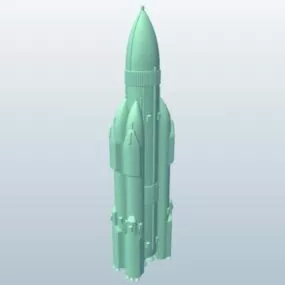 Booster Rocket Space Shuttle 3d model