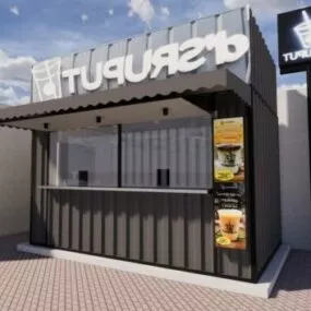 Booth Station 3d model