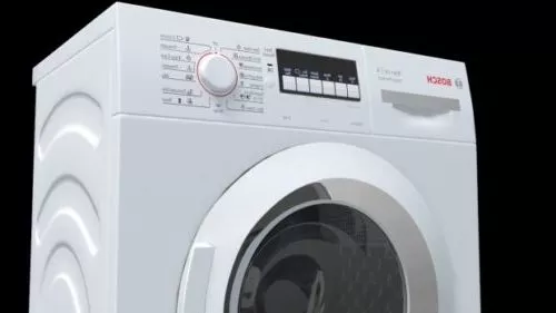 Bosch Front Load Washing Machine 3d model Bosch Front Load Washing Machine 3d model