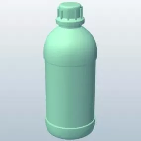 Round Bottle 3d model