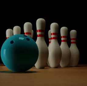 Bowling 3d model