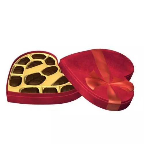 Chocolate Heart Box 3d model Chocolate Heart Box 3d model