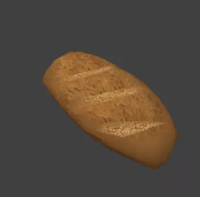 Food Bread 3d model