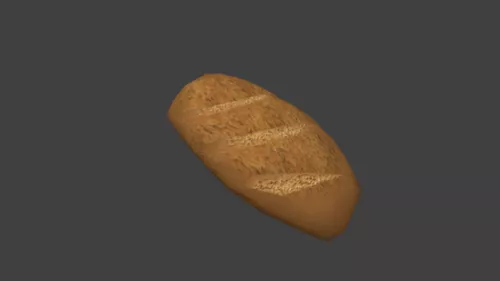 Food Bread 3d model Food Bread 3d model